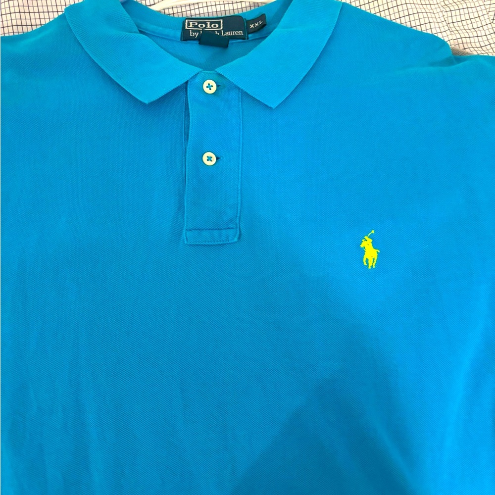 Men’s Ralph Lauren Polo Teal short Sleeve Polo Shirt (****See photo 2)very small